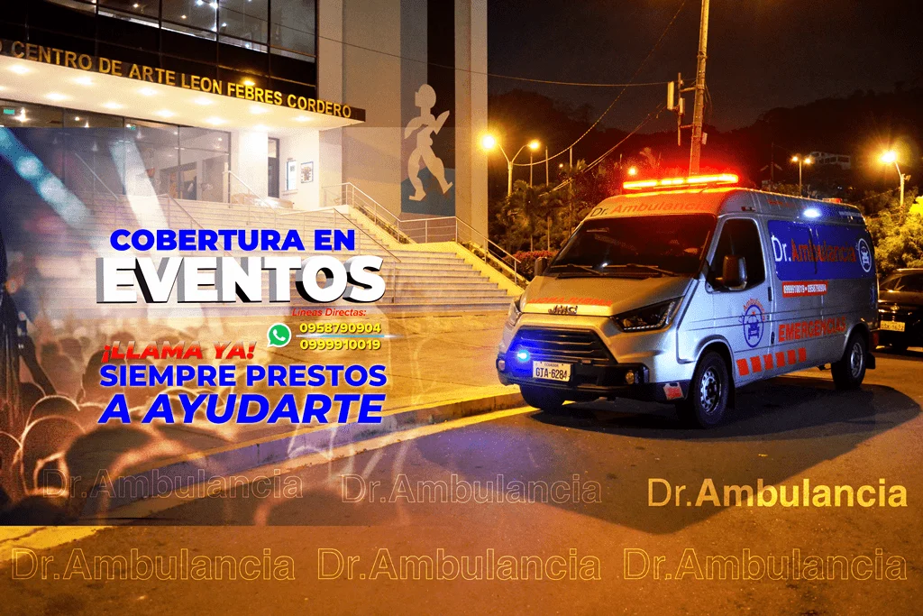 ambulancias para eventos Ecuador Guayaquil